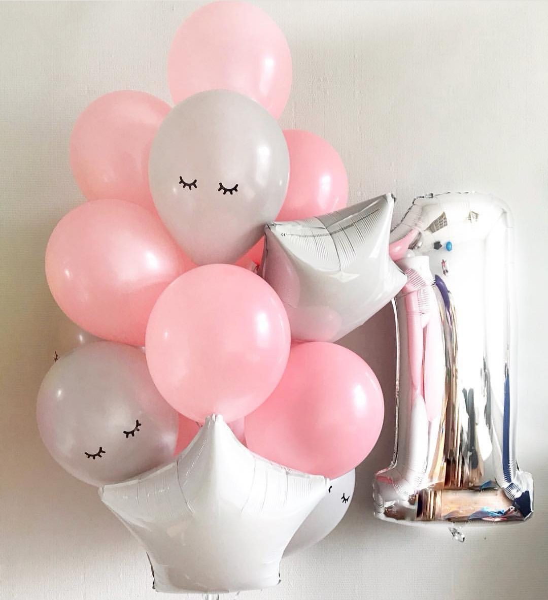 Шарики с ресничками